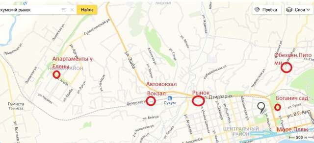 Апартаменты Апартаменты у Елены Сухум-30